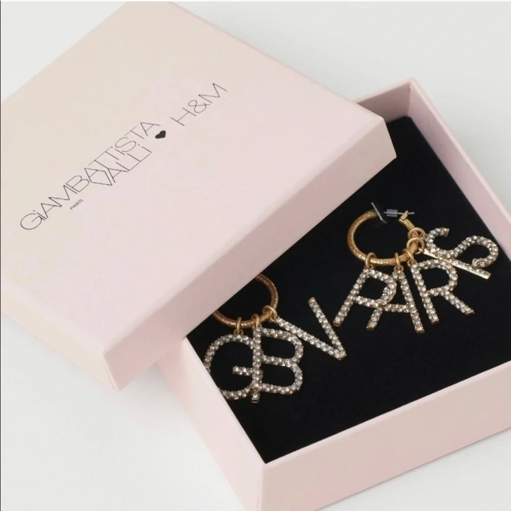 Giambattista Valli x H&M Designer Logo Earrings